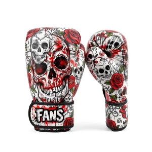 Custom Leather Boxing Gloves 8oz to 20oz Lace up Velcro Professional Martial Arts Muay Thai Training Sparring Gloves
