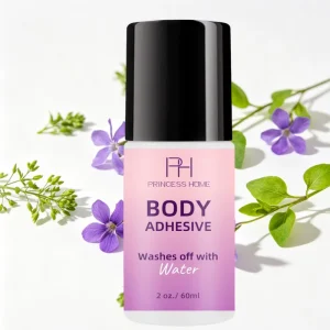 Custom Logo 60ml Smooth Lightweight Large Capacity Odorless Gentle Sensitive Skin Safe Waterproof Body Adhesive