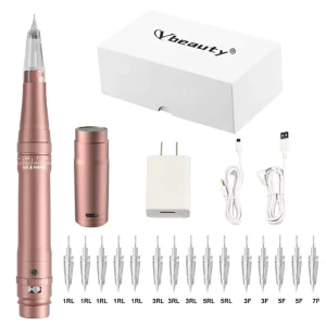 Custom Logo P.M.U Training Tool Microblading Kits Wireless Permanent Makeup Machine