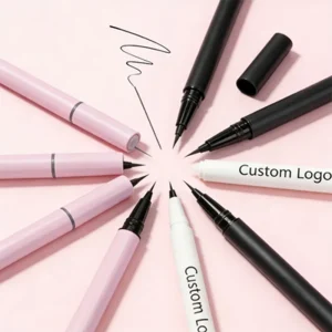 Custom Logo Ready to Ship Liquid 24H Wear Water Based 3D Natural Smudge Proof PMU Supplies Summer Makeup White Eyebrow Pen