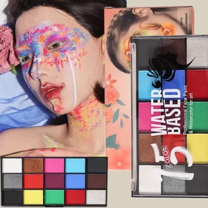 Custom Logo Set Water Soluble Human Body Paint Face Stage Makeup Stall Face Color Oil Color