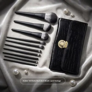 Custom Logo Supported Makeup Brushes Pack Multipurpose Face Eye Cosmetic Set For Brand And Retail Sales