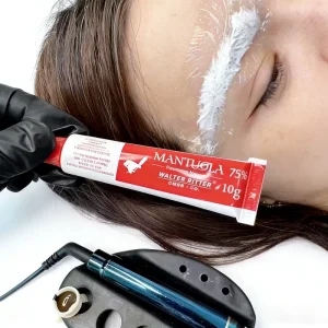 Custom Logo Tattoo White Cream PMU Machine for Dynamic Microblading Workstation Supplies Semi Permanent Tattoo Accessories