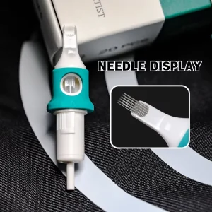 Custom MO Cartridge Tattoo Needles Permanent Makeup Supply Soft Membrane Liner Shader Cartridge Finger Ledge Needle