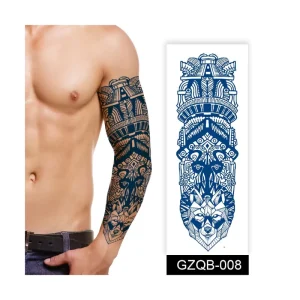 Custom Made Modern Japanese Arm Tattoo Stickers Latest Dragon Design Temporary for Multiple Scenarios Application