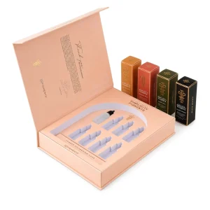 Custom Magnetic Pigment Bottle Paper Box Tattoo Ink Pigment Packaging Box Skincare Makeup Cosmetic Box with EVA