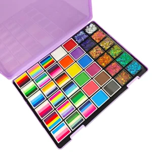 Custom Makeup rainbow Face Paint Kits Festival Party Supplies Body Painting Supplies Safe and Non-toxic DIY