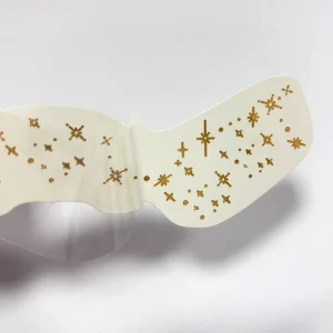 Custom Multicolor Holographic/Gold/Silver/Rose Gold Freckles Face Tattoos Temporary Fashion Makeup Patches in White