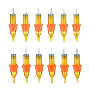 Custom OEM Purple PMU Tattoo Needles Professional Disposable Tattoo Cartridge for Eyebrow Embroidery Permanent Makeup