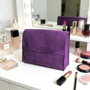 Custom Oem Logo Envelope Shape Bag Luxury Suede Flap Jewelry Necklace Jewelry Pouch Bag