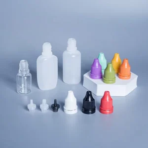 Custom PE Dropper Bottle 5ml 10ml 15ml 30ml 50ml 100ml 200ml for Colorants Cuticle Oil Cosmetic Serums Flavor Concentrates
