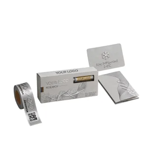 Custom Packaging Set Magnetic Gift Box Hologram Sticker Label and Instruction Manual Leaflet Kit for Peptide Vial Pen