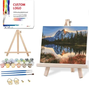 Custom Paint by Numbers for Adults – Personalized DIY Oil Painting Kit with Premium Canvas & Frame Included
