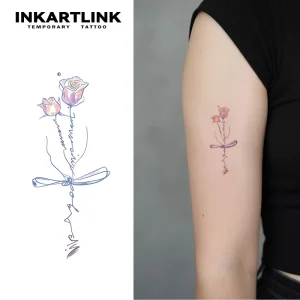 Custom Painted Effect High-Quality Waterproof Temporary Tattoo Stickers for Skin, Arms, Back