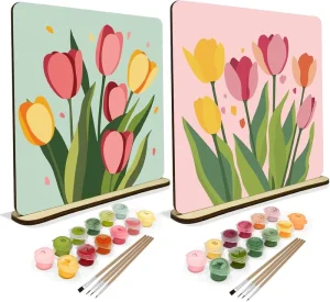 Custom Painting by Numbers Kit for Adults DIY Paint by Number Set with Personalized Design Complete Home Decor Kit