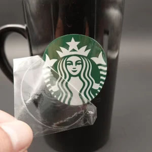 Custom Permanent Waterproof Logo Transfer Stickers Transparent Glass 3D Vinyl Transfer Sticker