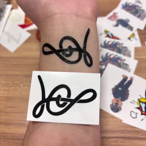 Custom Personalized Non Toxic Waterproof Temporary Tattoo Stickers Sheet Low MOQ Fast Delivery for Body Application