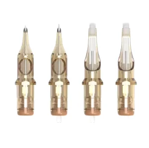 Custom Premium 20pcs 0.25mm 0.3mm 0.35mm Sterilized Safety Permanent Disposable 316 Stainless Steel Tattoo Needles