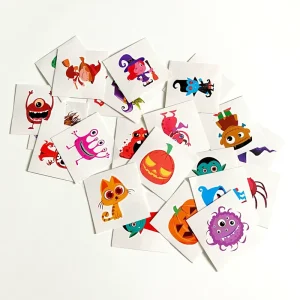 Custom Print Body Tattoo Sticker Water Transfer Non Toxic Kids Temporary Tattoos