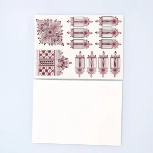 Custom Printed Eco friendly Non Toxic Waterproof Metallic Women Temporary Tattoo Sticker