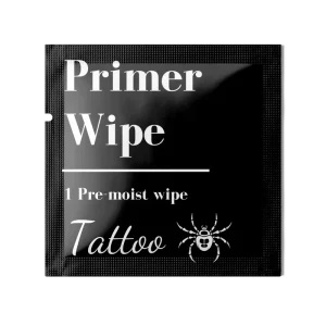 Custom Printing Individually Wrapped Tattoo Primer Wipes For Tattoo Kit