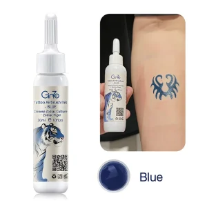 Custom Private Label Professional Alcohol Based Body Art Multi Color Pigment Temporary Airbrush Tattoo Kit