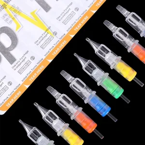 Custom Professional Beauty Salon Body Art 100% E.O. GAS Sterilized Box Dirk Cartridge Tattoo Needles Set