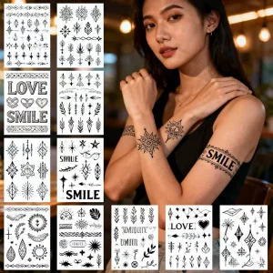 Custom Promotional Personalized Kids Temporary Tattoos Waterproof Eco Friendly High Quality Tatoo Sticker For Kids