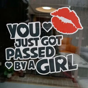 Custom Removable Transfer Stickers Outdoor Vinyl Car Transfer Decal Transfer Window Decal Text Lettering