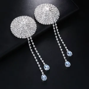 Custom Rhinestone Body Jewelry Nipple Pasties Stickers Breast Cover Lingerie Accessories