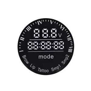 Custom Round 40mm 7 Segment LED Display for Permanent Makeup Machine PMU Pen Tattoo Power Supply OEM Factory