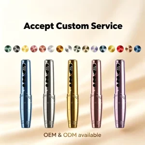 Custom Service Permanent Makeup Machine Pen Private Label Professional Permanent Makeup Wireless Pen for Eyeliner Eyebrow Lip