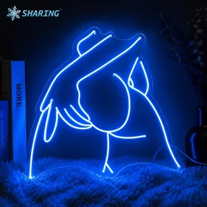 Custom Sexy Female Body Silhouette LED Neon Sign for Bedroom Wall Decor Modern Artistic Aesthetic Light