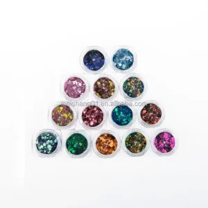 Custom Single Glitter Eyeshadow Palette for Christmas Decorations and Body Paint Paint Supply