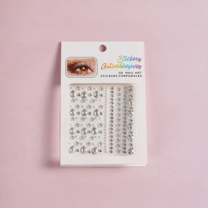 Custom Stickers DIY Face Jewels Waterproof Crystal Sticker Makeup Acrylic Face Pearl Diamond Jewels for Women