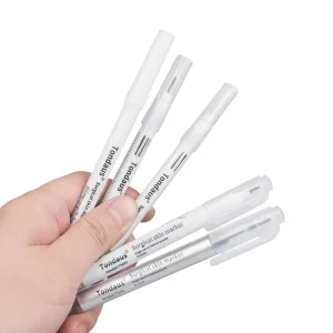 Custom Tattoo Alcohol Lip Liner Art Waterproof White Skin Marker Pen Body Surgical Set Medical Permanent Makeup