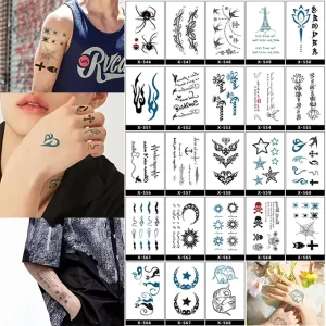 Custom Temporary Tattoo Sticker Buy 3d Semi Permanent Body Tatoo Sticker Fake Printer Tatuaje Temporal Paper for Men