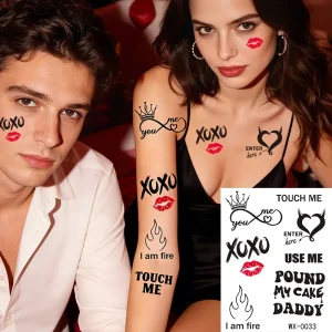 Custom Temporary Tattoo Sticker Waterproof Temporary Tattoo Stickers Face Tattoo
