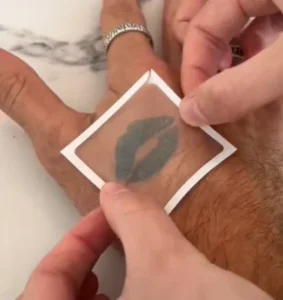 Custom Temporary Water Transfer Plant Based Tattoo Sticker for Easy Body Application