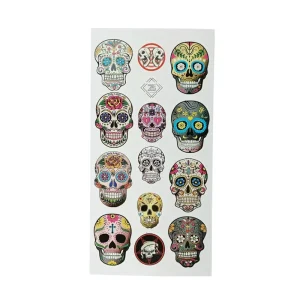 Custom Waterproof Tattoo Sticker Temporary Water Transfer Skull Tattoo Sticker Custom Diy Tattoo Sticker