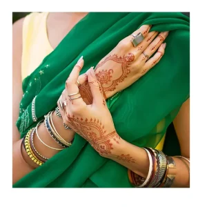 Custom Waterproof Tattoo Sticker for Long-lasting Henna Body Art