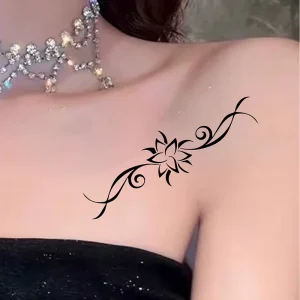 Custom Waterproof Very White Disposable Temporary Tattoo Sticker Long Lasting and Beautiful!
