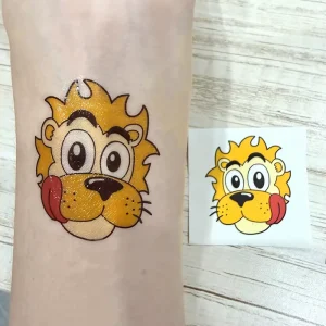 Custom White Tattoo Temporary Tattoo Sticker Skin Safe Non toxic Waterproof Sweatproof Face Sexy Fashionable Water Printing