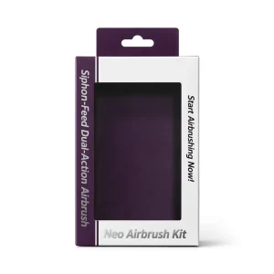 Custom Window Hanging Cardboard Packaging Box for Siphon-Feed Dual-Action Airbrush