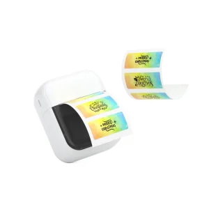 Custom Wireless for Thermal Sticker Printer Portable 58mm Paper 200dpi Color Barcode Label Maker for IOS ESC Retailer