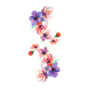 Custom Women Sexy Tattoo Sticker Temporary Color Printing 3D Smart Sticker MS 1