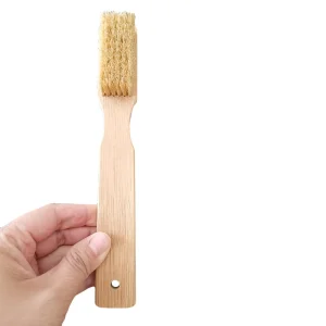 Custom Wooden Climbing Brush for Sports & Entertainment Soft yet Stiff Boar Bristle Wooden Rock Climbing Brush