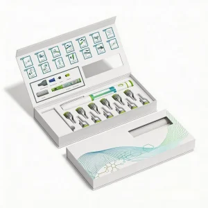 Custom-designed Premium Eco-Friendly Handmade Magnetic Gift Boxes with Matt Lamination Foil for Collagen & Peptide Supplements