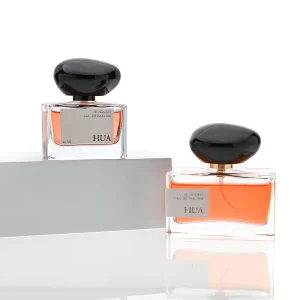 Customizable 30ml 50ml 100ml Empty Bottle Luxury Square Clear Glass Perfume Bottle with Gift Set