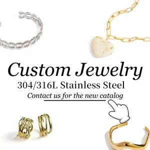 Customizable Design Stainless Steel Jewelry Manufacturer Pendant Custom Personalized Jewelry Necklace Custom Logo For Jewelry